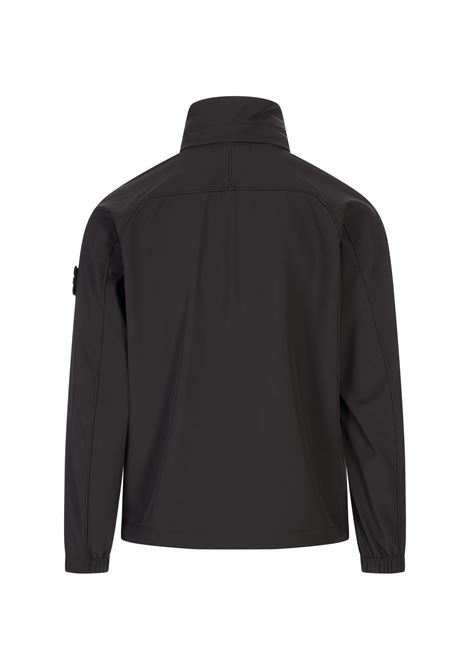 Giacca Antracite In LIGHT SOFT SHELL-R_e.dye® TECHNOLOGY, RECYCLED POLYESTER STONE ISLAND | K1S154100010-S0A22V0065